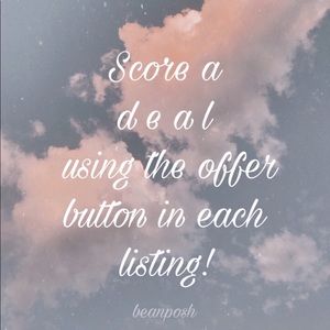 MAKE ME AN OFFER | beanposh 🌿